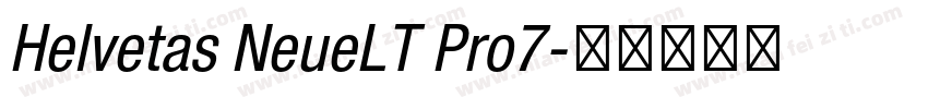 Helvetas NeueLT Pro7字体转换